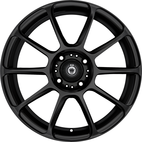 R17S514355 - Konig Runlite 17X7.5 5X114.3 ET 35MM Matte Black - Konig Wheels Canada