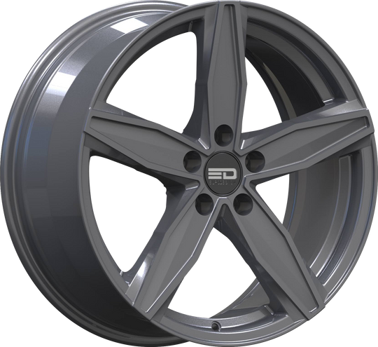 BER1670G4267GGM - Euro Design Berlin 16X7 5X114.3 ET 42MM Gloss Gunmetal - Euro Design Wheels Canada