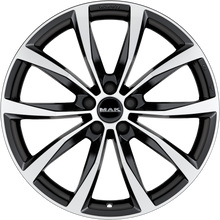 Load image into Gallery viewer, F8090WFBM48P4IX - MAK Wolf 19X8 5X100 ET 48MM Black Mirror - MAK Wheels Canada