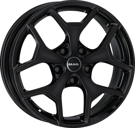 F7580LBGB39G - MAK Liberty 18X7.5 5X108 ET 39MM Gloss Black - MAK Wheels Canada