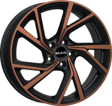 Load image into Gallery viewer, F8080KABB39WS2X - MAK Kassel 18X8 5X112 ET 39MM Black and Bronze - MAK Wheels Canada