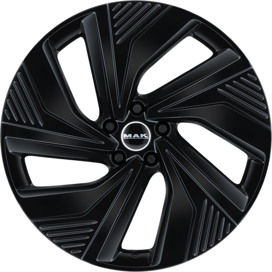 F9021EEGB42VW2X - MAK Electra 21X9 5X112 ET 42MM Gloss Black - MAK Wheels Canada