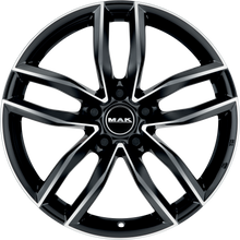 Load image into Gallery viewer, F8590RHBM42WS2X - MAK Sarthe 19X8.5 5X112 ET 42MM Black Mirror - MAK Wheels Canada