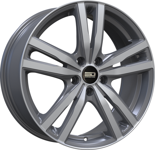 OTT1665EFS4B3567GMP - Euro Design Ottano - EFS 16X6.5 4X100 / 4X114.3 35mm Gunmetal Polished - Euro Design Wheels Canada