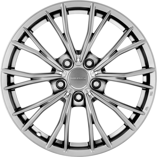 F9080MKTM44I6BX - MAK Mark 18X9 5X120 ET 44MM Matte Titanium - MAK Wheels Canada