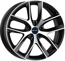 Load image into Gallery viewer, F8090VJBM40IR - MAK Voltage 19X8 5X120 ET 40MM Black Mirror - MAK Wheels Canada