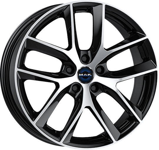 F8090VJBM40IR - MAK Voltage 19X8 5X120 ET 40MM Black Mirror - MAK Wheels Canada