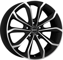 Charger l'image dans la galerie, F8080XEIB40FF - MAK Xenon 18X8 5X114.3 ET 40MM Ice Black - MAK Wheels Canada