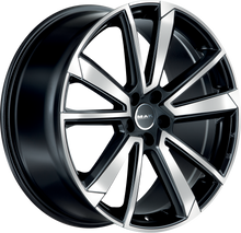 Load image into Gallery viewer, F9021FSBM43WS2X - MAK Fivestar 21X9 5X112 ET 43MM Black Mirror - MAK Wheels Canada