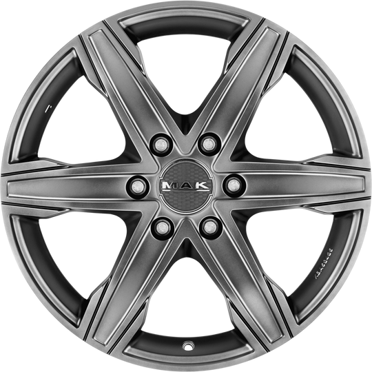 F75706KTM30ZN3 - MAK King6 17X7.5 6X114.3 ET 30MM Matte Titanium - MAK Wheels Canada