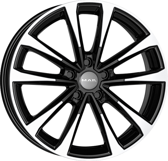 F8090MNBM40LG2X - MAK Main 19X8 5X110 ET 40MM Black Mirror - MAK Wheels Canada