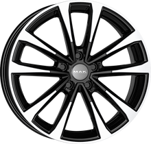 Load image into Gallery viewer, F7070MNBM38PE2X - MAK Main 17X7 5X100 ET 38MM Black Mirror - MAK Wheels Canada
