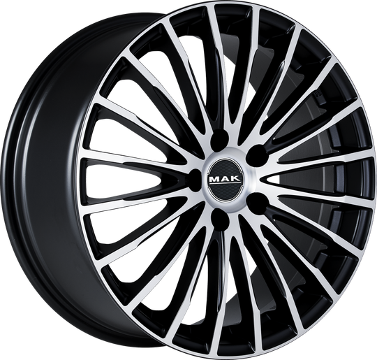 F8080FAIB40FF - MAK Fatale 18X8 5X114.3 ET 40MM Ice Black - MAK Wheels Canada