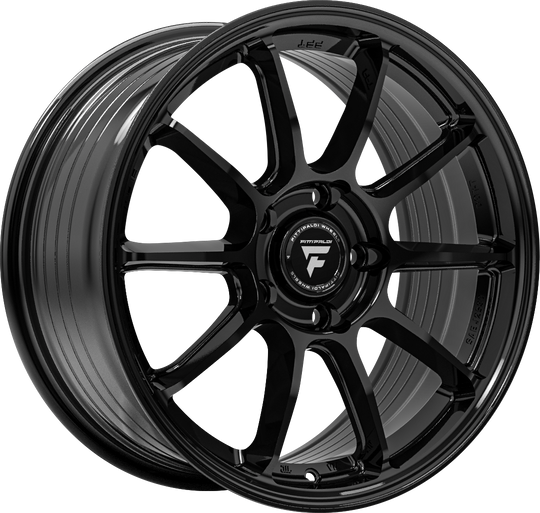 FS366-17805114P35B - Fittipaldi Street FS366B 17X8 5X114.3 ET 35MM Gloss Black - Fittipaldi Street Wheels Canada