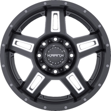 Load image into Gallery viewer, K1218963539P18GBML - Krank Offroad Hammer 18X9 6X139.7 / 6X135 18mm Gloss Black Milled - Krank Offroad Wheels Canada