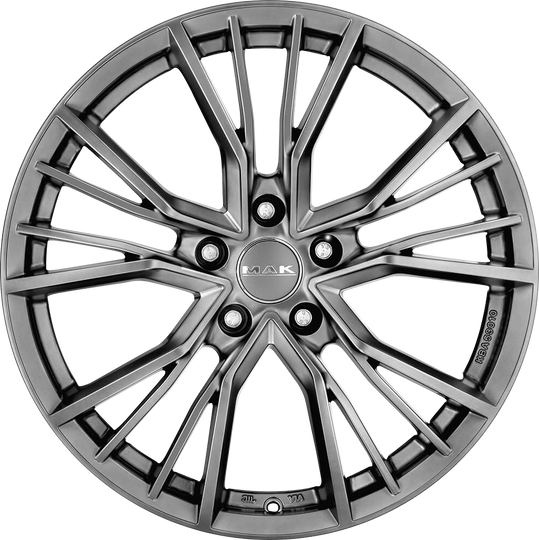 F9020UNTM29WSX - MAK Union 20X9 5X112 ET 29MM Matte Titanium - MAK Wheels Canada