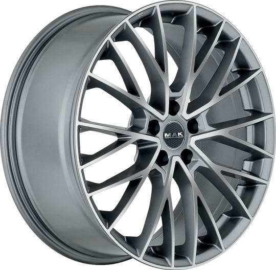 F9590LDHM46I5BX - MAK Speciale-D 19X9.5 5X120 ET 46MM Graphite Mirror Face - MAK Wheels Canada