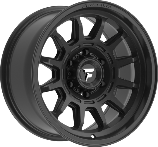 FT102-17855150Q00SB - Fittipaldi Offroad FT102SB 17X8.5 5X150 ET 0MM Satin Black - Fittipaldi Offroad Wheels Canada