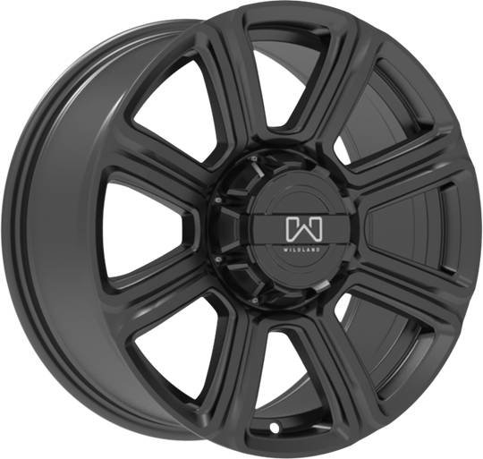 H188817018125GB - Wildland Hurricane 18X8 8X170 ET 18MM Gloss Black - Wildland Wheels Canada