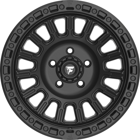FT106-17905127N12SB - Fittipaldi Offroad FT106SB 17X9 5X127 ET -12MM Satin Black - Fittipaldi Offroad Wheels Canada