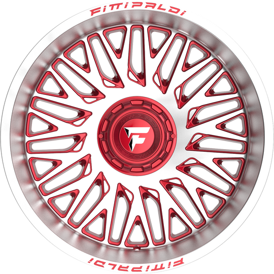 FA07-221252739N44MR - Fittipaldi Offroad FA07MR 22X12 5X127 ET -44MM Gloss Red With Machined Face and Lip - Fittipaldi Offroad Wheels Canada