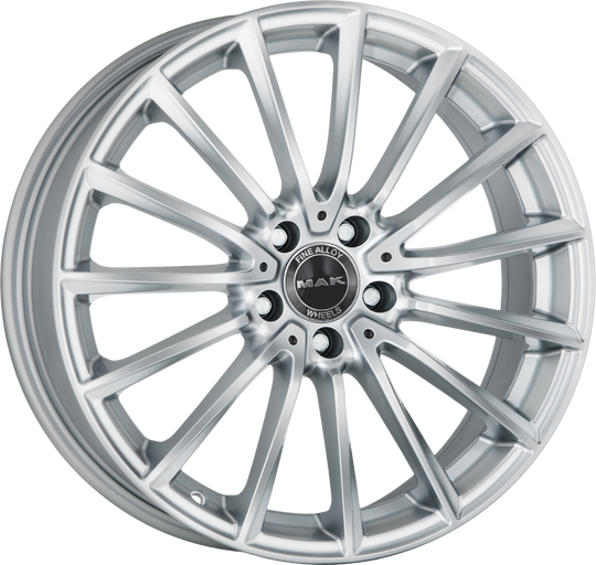 F8080KMSI48WS4X - MAK Komet 18X8 5X112 ET 48MM Silver - MAK Wheels Canada