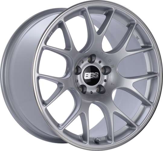CH103SPO - BBS CHR 20X10.5 5X112 ET 25MM Brilliant Silver With Polished Stainless Steel Rim Protector - BBS Wheels Canada