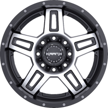Charger l'image dans la galerie, K1220952739Q00GBM - Krank Offroad Hammer 20X9 5X127 ET 0MM Gloss Black With Machined Face - Krank Offroad Wheels Canada