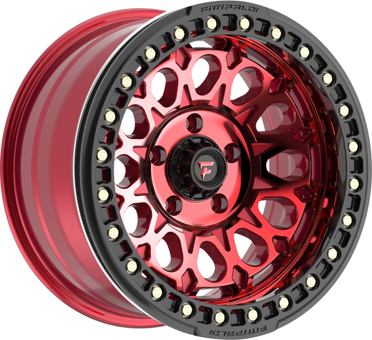 FB153-17906135N15R - Fittipaldi Offroad FB153R 17X9 6X135 ET -15MM Gloss Red With Red Tint Machined Face and Gloss Black Ring - Fittipaldi Offroad Wheels Canada