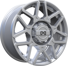 Charger l'image dans la galerie, C188639351587S - Wildland Cyclone 18X8 6X139.7 / 6X135 15mm Silver - Wildland Wheels Canada