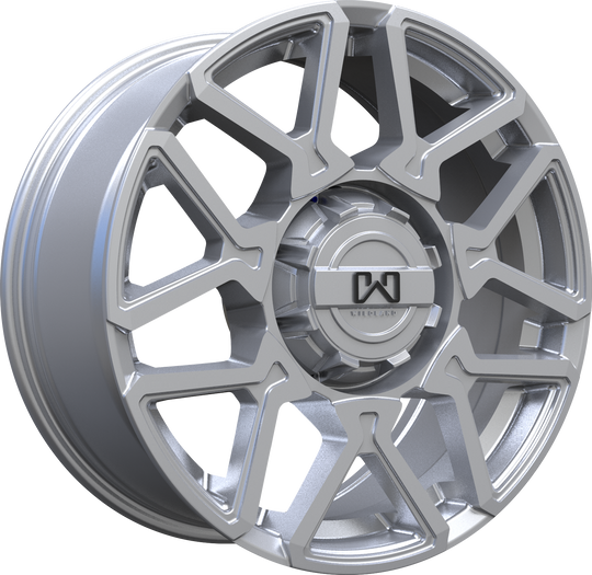C1785273571S - Wildland Cyclone 17X8 5X127 ET 35MM Silver - Wildland Wheels Canada