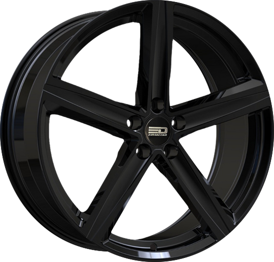 SPA1775B4256GB - Euro Design Spa 17X7.5 5X100 ET 42MM Gloss Black - Euro Design Wheels Canada