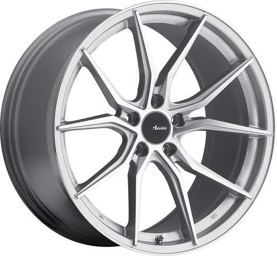HY9851445S - Advanti Hybris 19X8.5 5X114.3 ET 45MM Silver With Machined Face - Advanti Wheels Canada