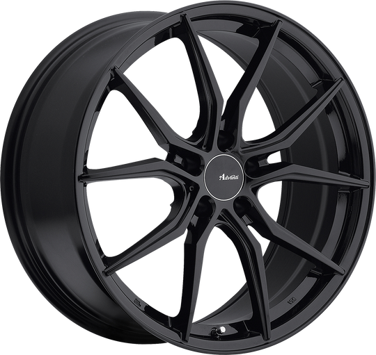 HY98508455 - Advanti Hybris 19X8.5 5X108 ET 45MM Gloss Black - Advanti Wheels Canada