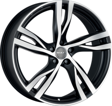 Charger l'image dans la galerie, F8080KSIB45GD3X - MAK Stockholm 18X8 5X108 ET 45MM Ice Black - MAK Wheels Canada
