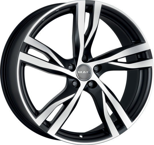 F8080KSIB45GD3X - MAK Stockholm 18X8 5X108 ET 45MM Ice Black - MAK Wheels Canada