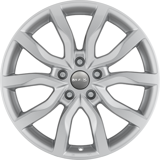 F8070HISI30WSX - MAK Koln 17X8 5X112 ET 30MM Silver - MAK Wheels Canada