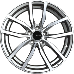 RA7S52035G - Advanti Rasato 17X7.5 5X120 ET 35MM Matte Grey With Machined Face - Advanti Wheels Canada