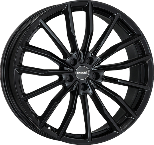 F1020RUGB40IZX - MAK Rapp 20X10 5X120 ET 40MM Gloss Black - MAK Wheels Canada