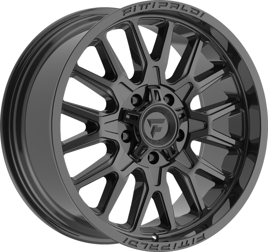 FA18-20108165N19B - Fittipaldi Offroad FA18B 20X10 8X165.1 ET -19MM Gloss Black - Fittipaldi Offroad Wheels Canada