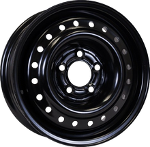 Charger l'image dans la galerie, YKW163 - YKW Steel Steel Wheel 17X7 6X139.7 ET 14MM Black - YKW Steel Wheels Canada
