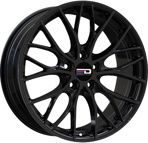 CAM188G3572GB - Euro Design Camillo 18X8 5X114.3 ET 35MM Gloss Black - Euro Design Wheels Canada
