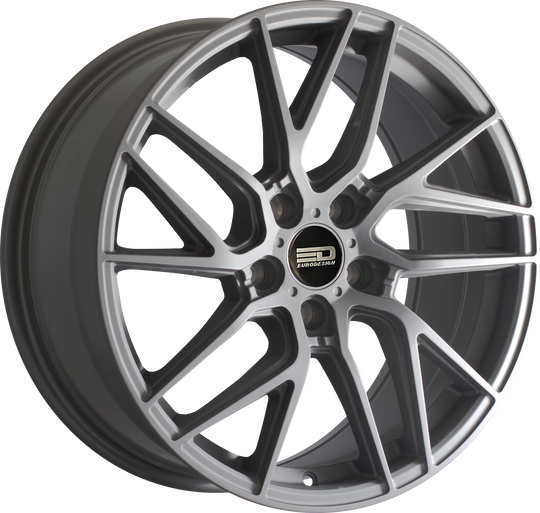 T188F3566MG - Euro Design Tech 18X8 5X112 ET 35MM Matte Gunmetal - Euro Design Wheels Canada