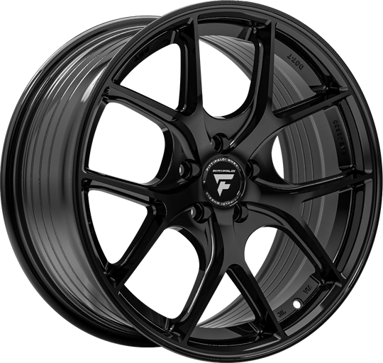 FS365-17805114P35B - Fittipaldi Street FS365B 17X8 5X114.3 ET 35MM Gloss Black - Fittipaldi Street Wheels Canada