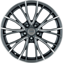 Load image into Gallery viewer, F7570MKQM24WSX - MAK Mark 17X7.5 5X112 ET 24MM Gunmetal With Mirror Face - MAK Wheels Canada