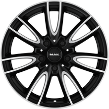 Load image into Gallery viewer, F7070JKIB48CI3 - MAK Jackie W 17X7 4X100 ET 48MM Ice Black - MAK Wheels Canada