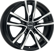 Load image into Gallery viewer, F60504MBM35C - MAK Milano4 15X6 4X100 ET 35MM Black Mirror - MAK Wheels Canada