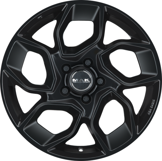 F6560ESGB55KT - MAK Express 16X6.5 5X130 ET 55MM Gloss Black - MAK Wheels Canada