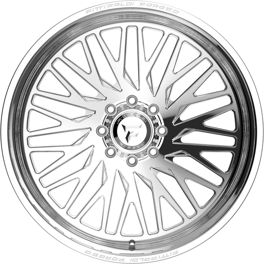 FTF500-24145127N76P-L - Fittipaldi Offroad FTF500P 24X14 5X127 ET -76MM Polished - Fittipaldi Offroad Wheels Canada
