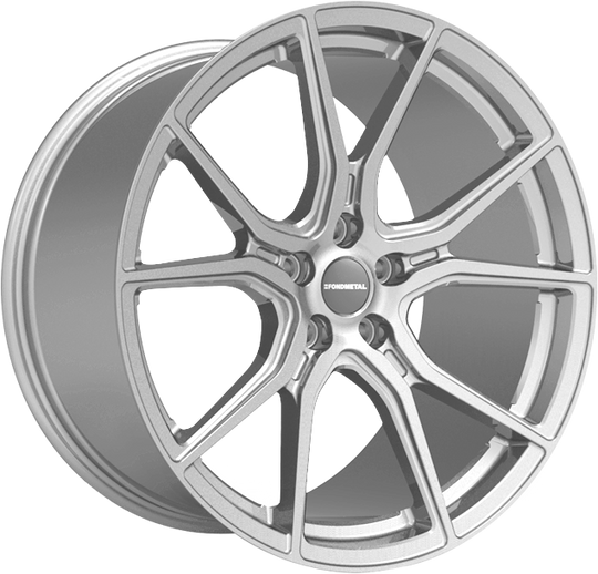 STC459020385114JGA0 - Fondmetal STC45 20X9 5X114.3 ET 38MM Gloss Silver - Fondmetal Wheels Canada